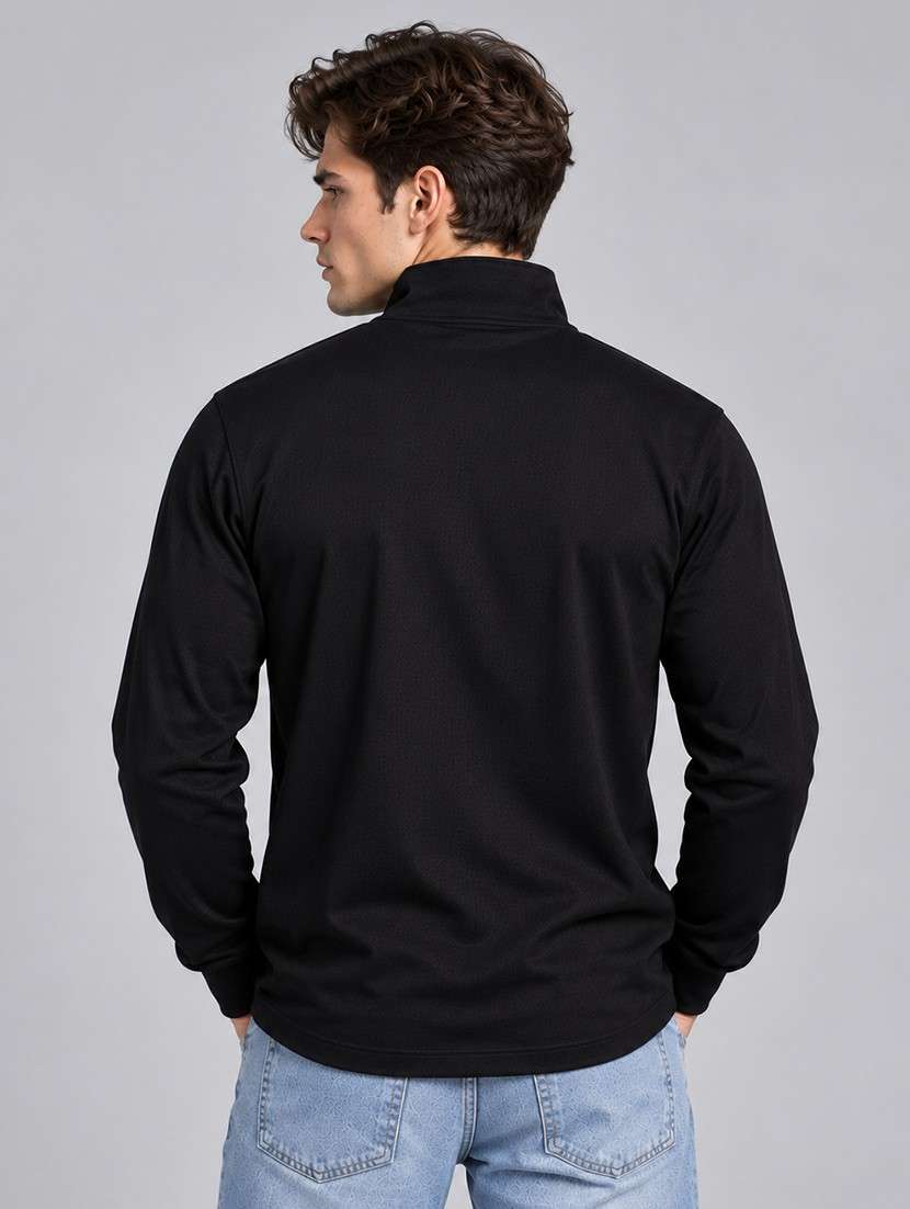 Men Solid Long Sleeves Polo T-shirt - 22723159 -  Standard Image - 4