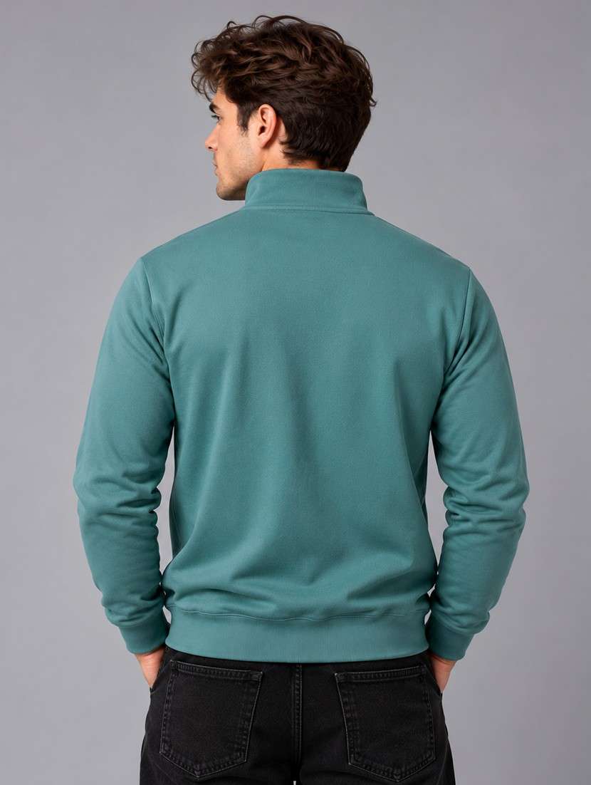 Men Solid Long Sleeves Polo T-shirt - 22723162 -  Standard Image - 4