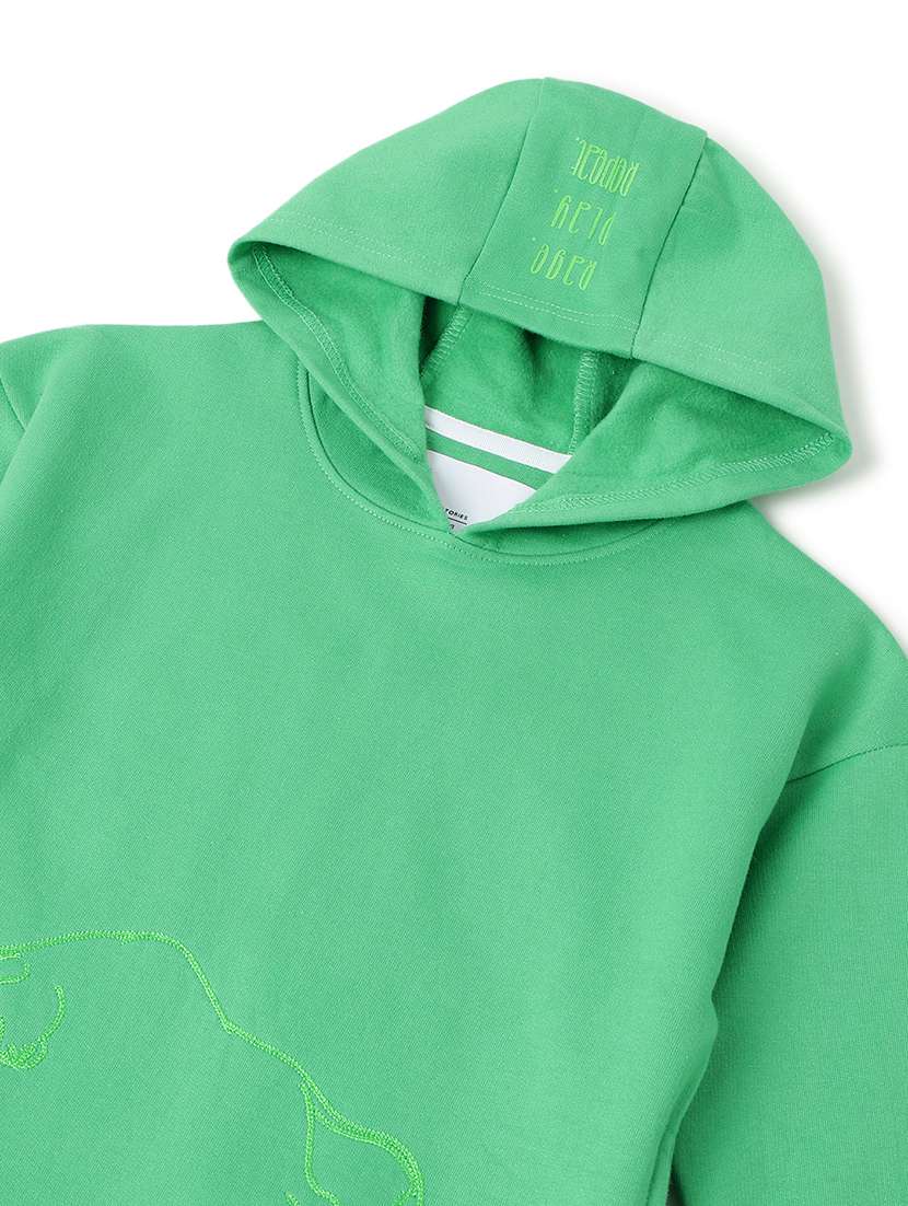 Boys Embroidered Long Sleeves Hooded Sweatshirt - 22724094 -  Standard Image - 1