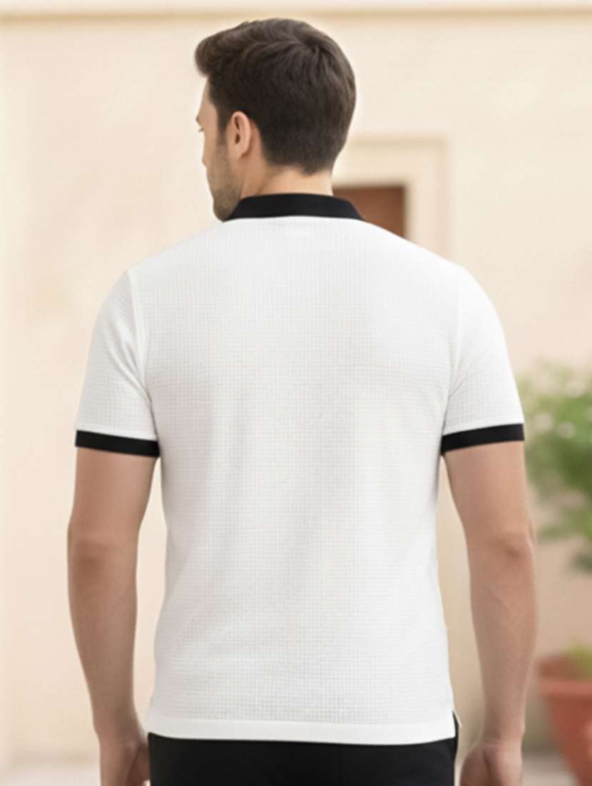 Men Pack Of 2 Textured Short Sleeves Polo T-shirt - 22724343 -  Standard Image - 4