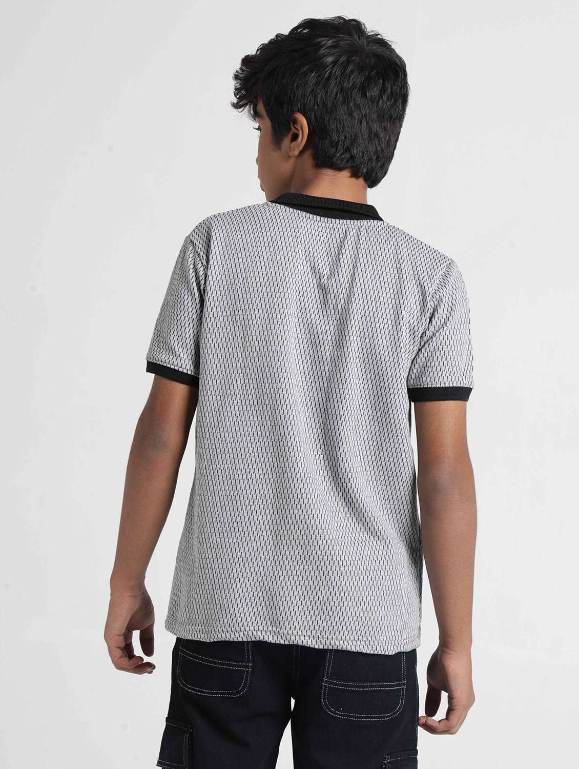 Boys Printed Short Sleeves Regular Fit T-shirt - 22727222 -  Standard Image - 4