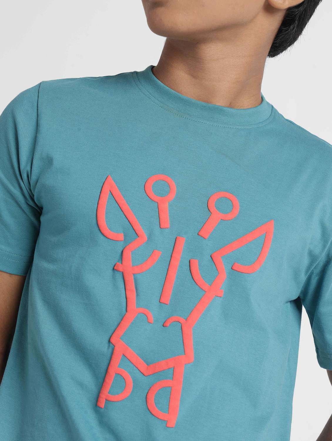 Boys Printed Short Sleeves Regular Fit T-shirt - 22727223 -  Standard Image - 1