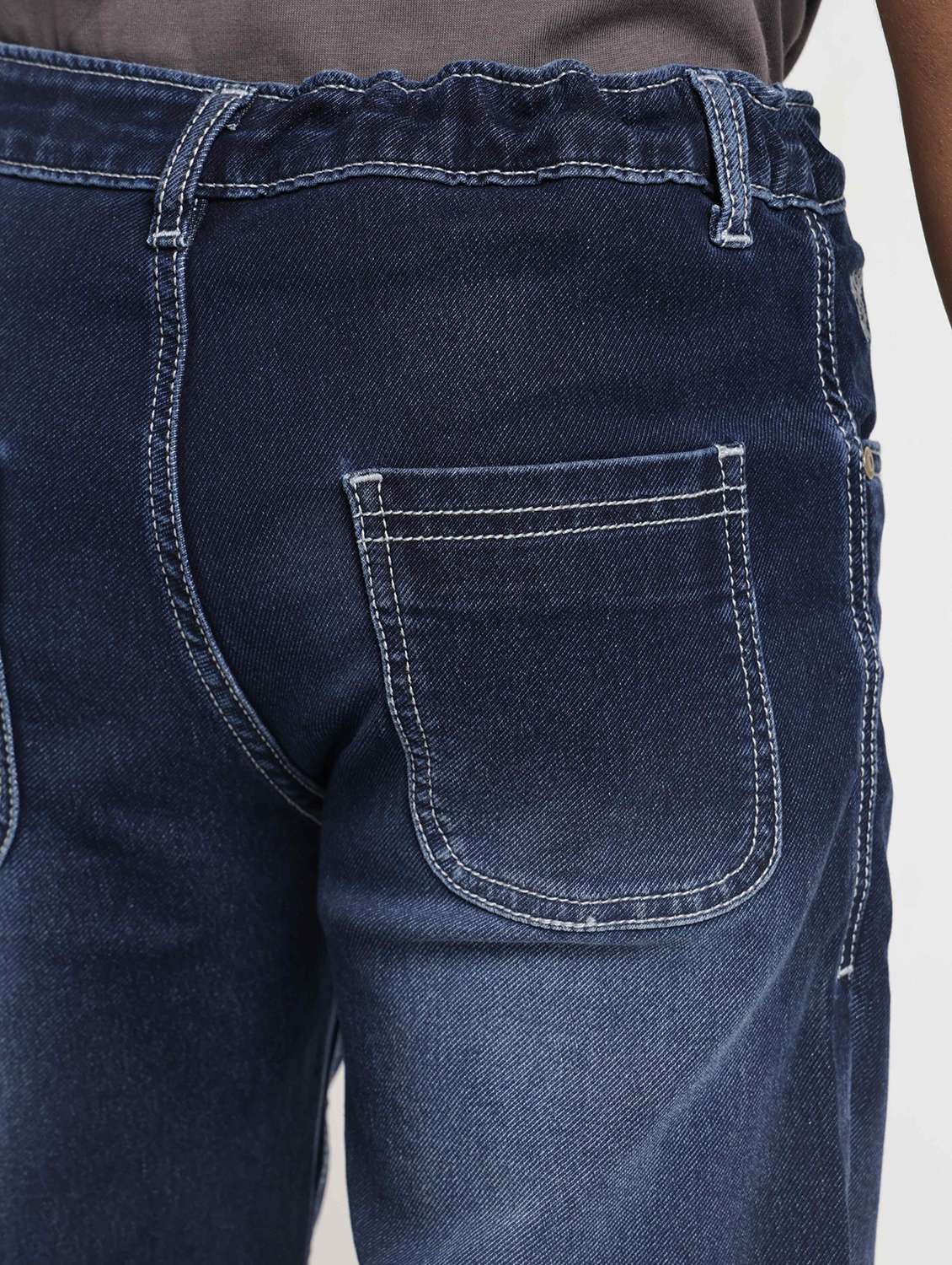 Boys Washed Mid Rise Slim Fit Jeans - 22727251 -  Standard Image - 4