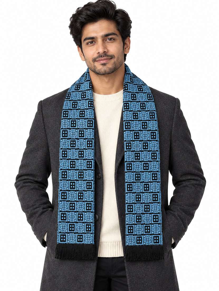 Unisex Printed Reversible Muffler - 22727484 -  Standard Image - 1