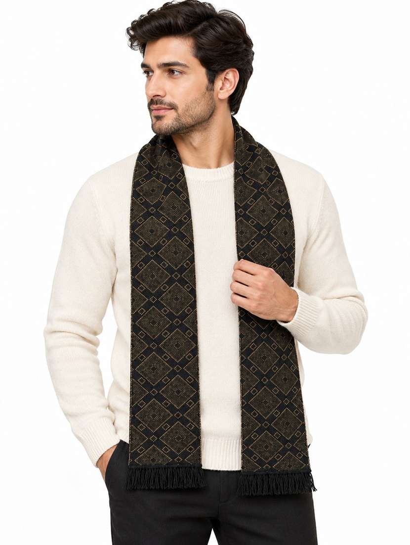 Unisex Printed Reversible Muffler - 22727491 -  Standard Image - 1