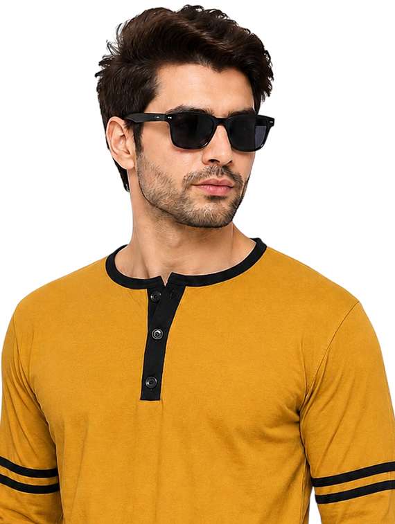Men Striped Long Sleeve Regular Fit T-shirt - 22728024 -  Standard Image - 1
