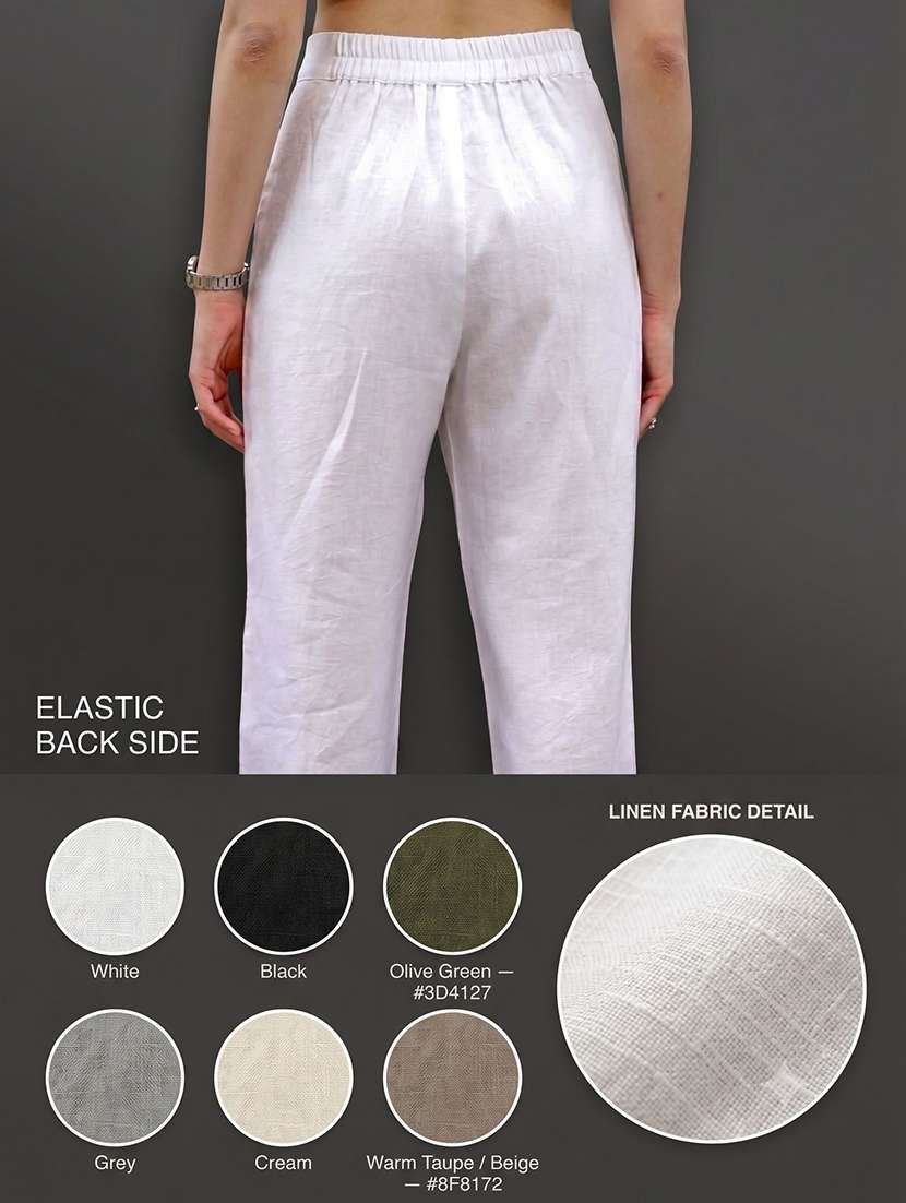Women Solid High Rise Straight Trouser - 22728295 -  Standard Image - 4