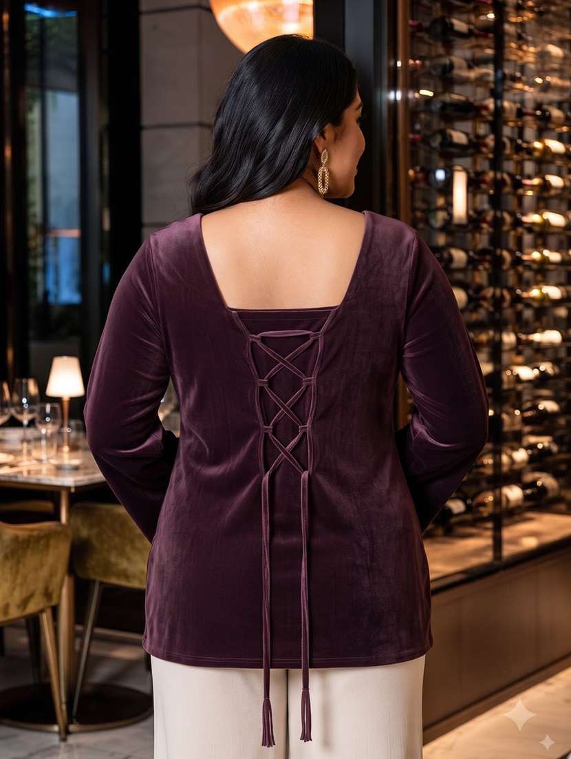 Women Solid Flared Sleeve Kurti - 22728774 -  Standard Image - 1