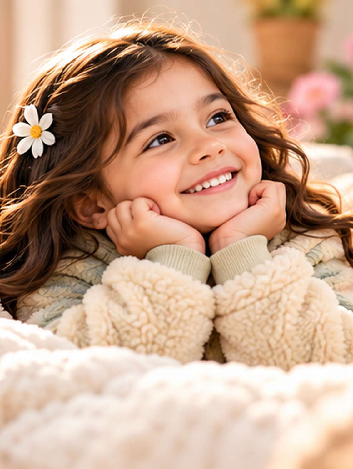 Girls Solid Long Sleeves Hooded Regular Jacket - 22729884 -  Standard Image - 1