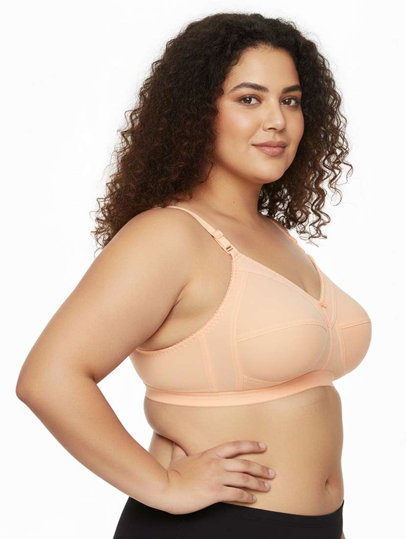 Women Pack Of 2 Solid Full Coverage Regular Bra - 22730645 -  Standard Image - 4