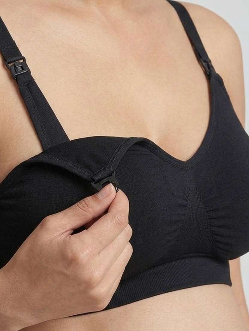 Women Solid Full Coverage Maternity Bra - 22730904 -  Standard Image - 1