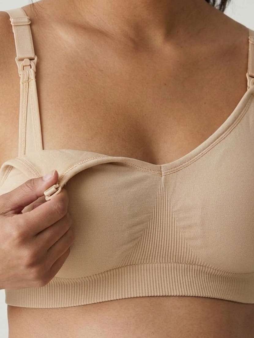 Women Solid Full Coverage Maternity Bra - 22730907 -  Standard Image - 1