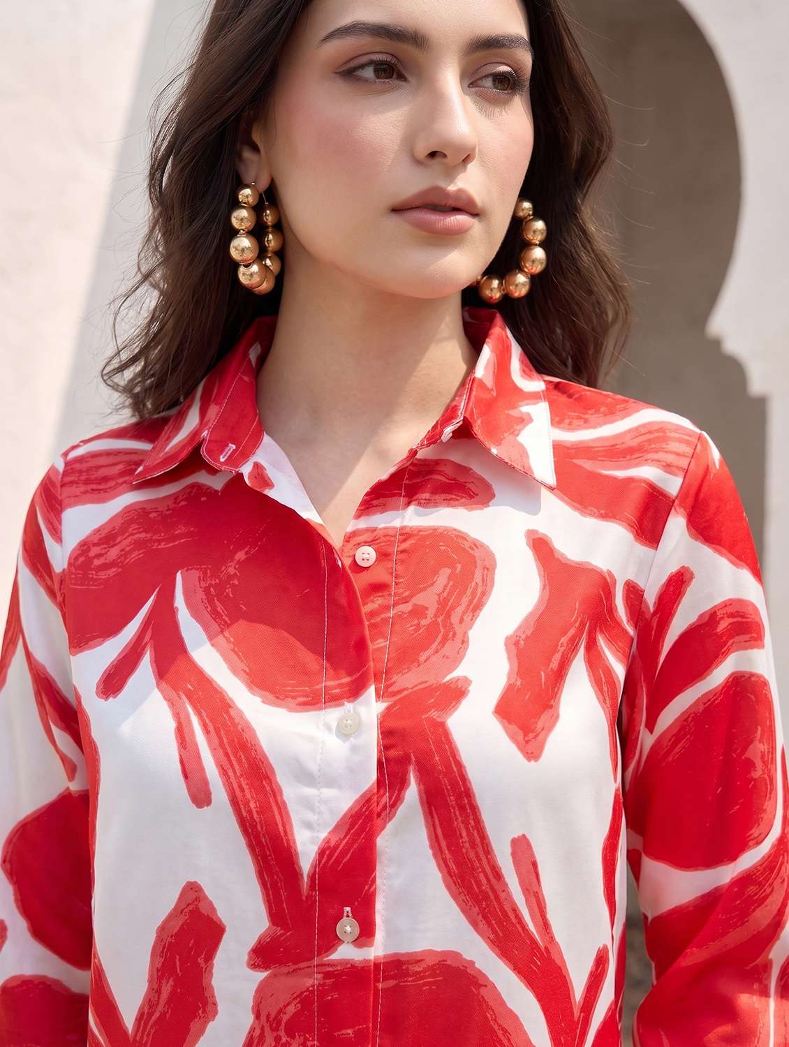 Women Printed Long Sleeves Regular Shirt - 22731496 -  Standard Image - 1