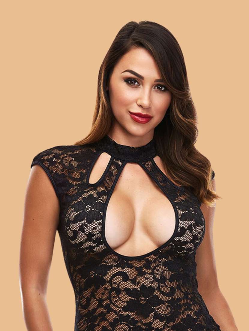 Women Self Design Keyhole Neck Babydoll Set - 22731759 -  Standard Image - 1