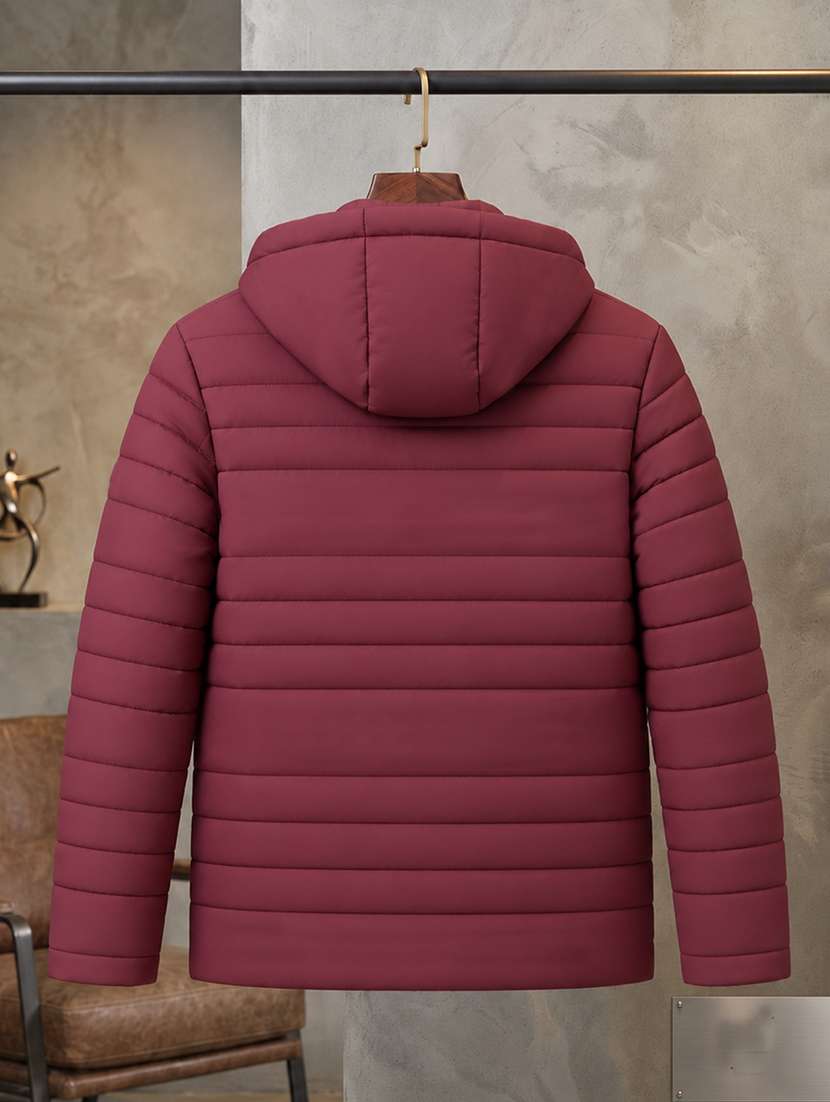 Men Solid Long Sleeve Puffer Jacket - 22733702 -  Standard Image - 4
