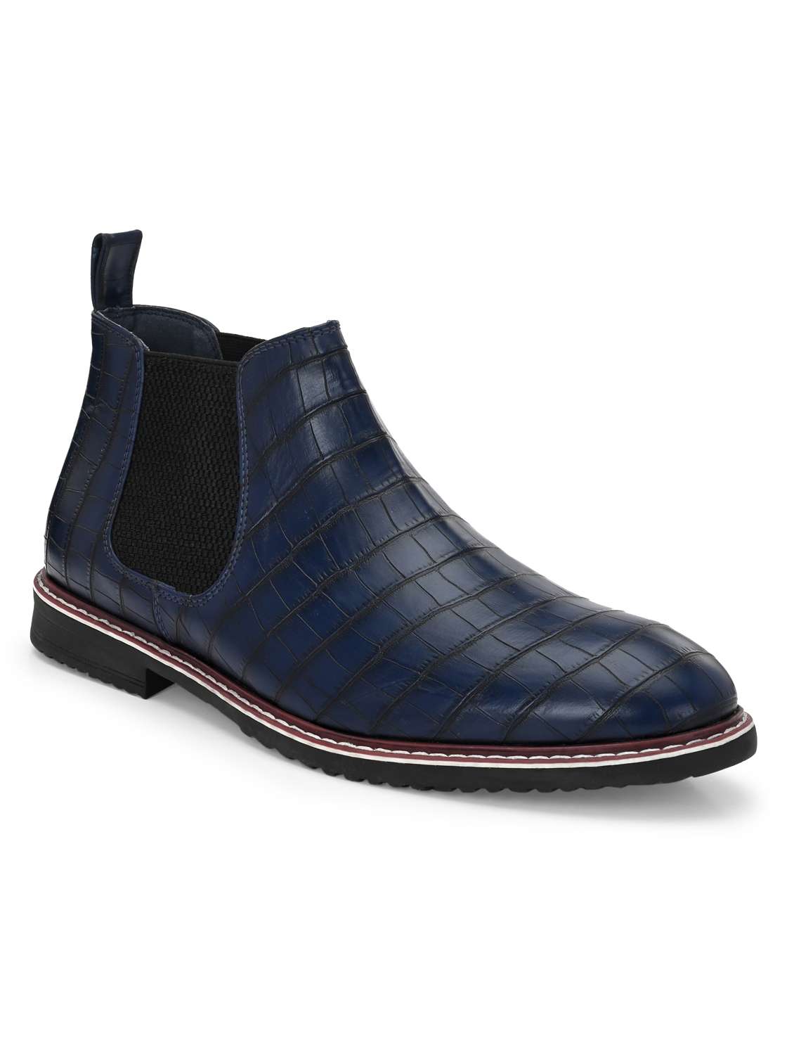 Men Blue Low Ankle Boot - 22735178 -  Standard Image - 1