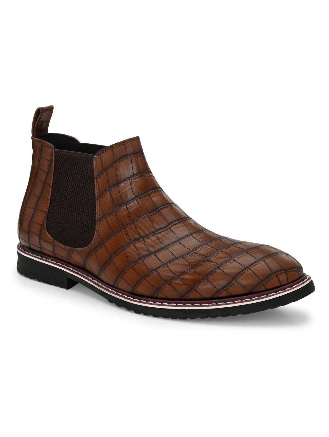 Men Textured Low Ankle Boot - 22735179 -  Standard Image - 1