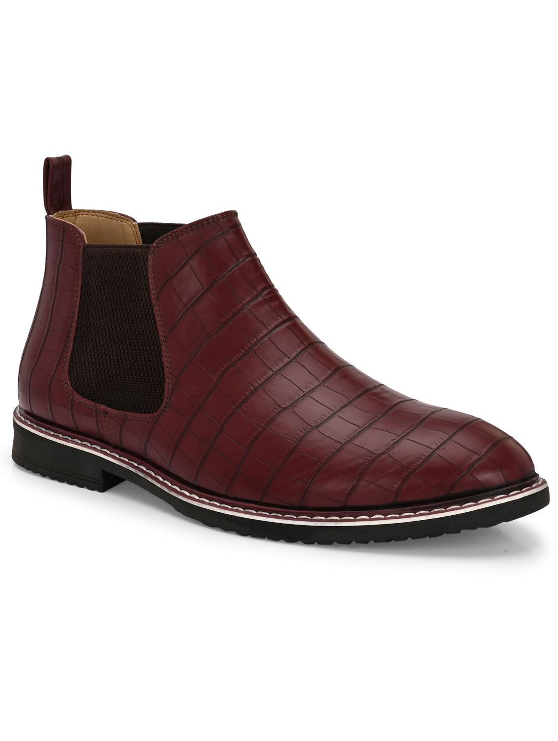 Men Textured Low Ankle Boot - 22735180 -  Standard Image - 1