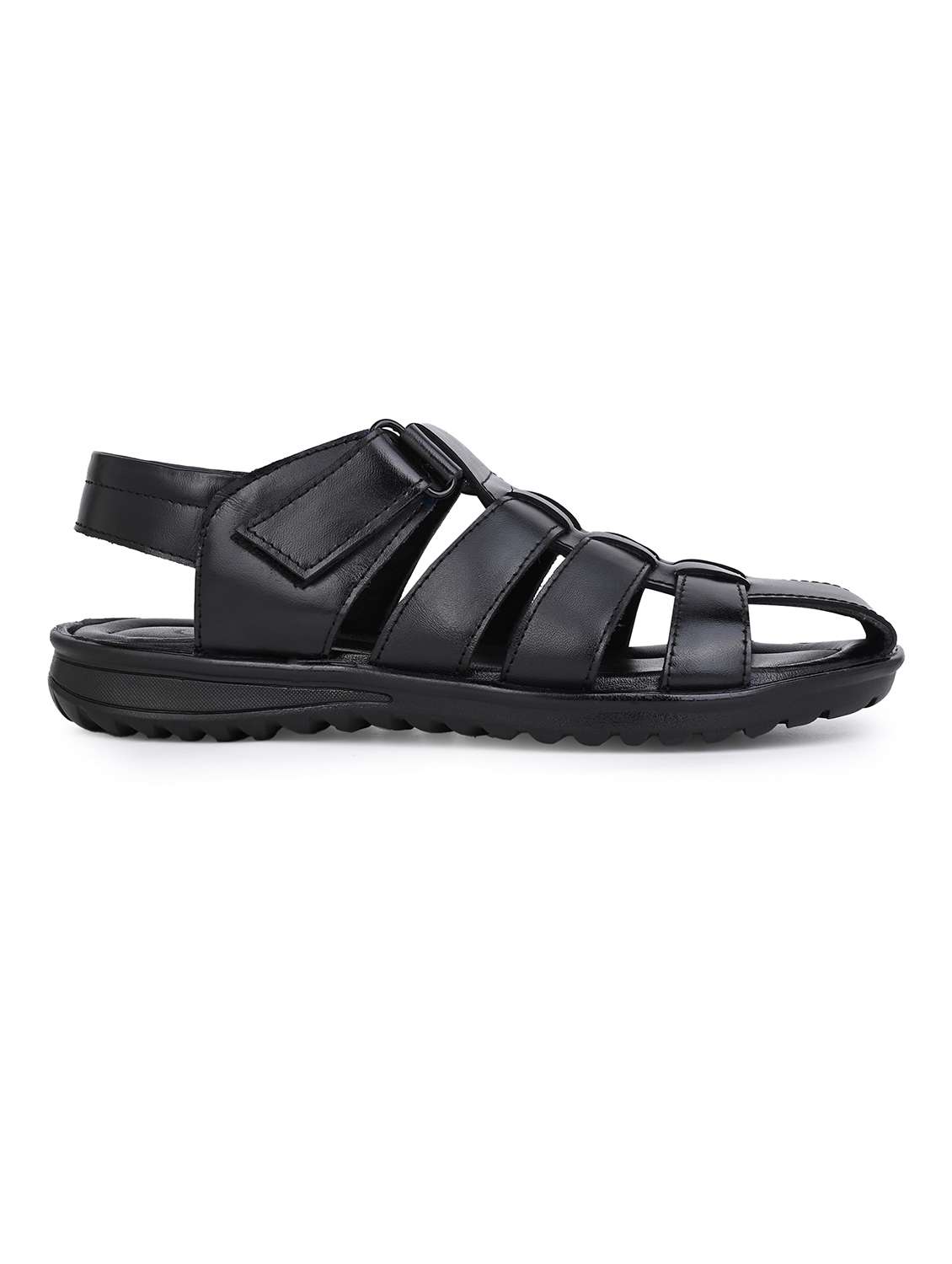Men Black Fisherman Sandal - 22735291 -  Standard Image - 1