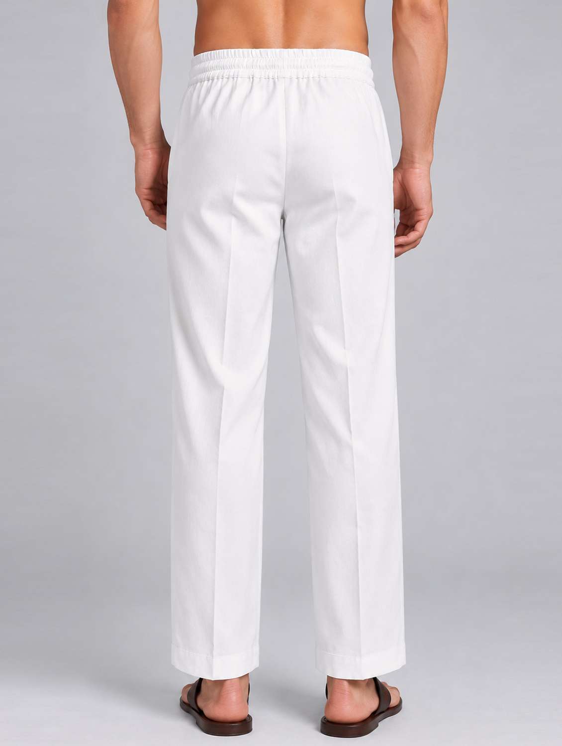 Men Solid Mid Rise Ethnic Bottom Wear Pyjama - 22738609 -  Standard Image - 4
