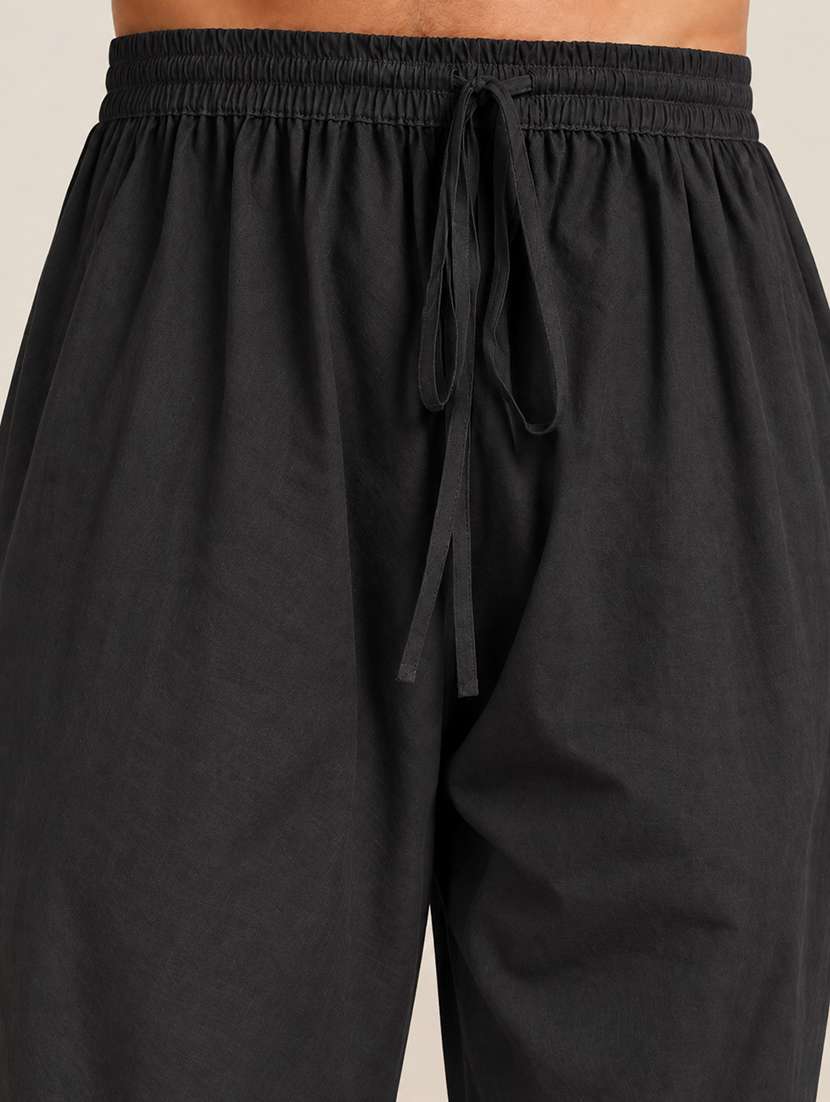 Men Solid Mid Rise Ethnic Bottom Wear Churidar Pyjama - 22738614 -  Standard Image - 1