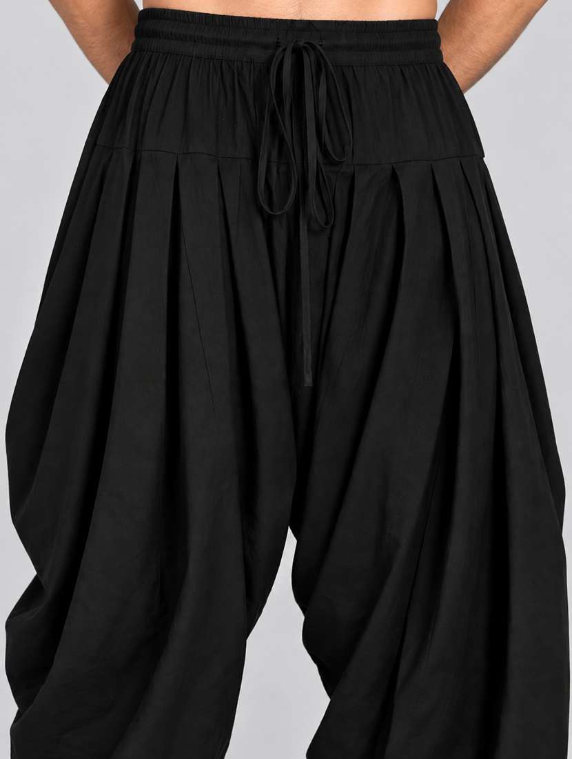 Men Solid Mid Rise Ethnic Bottom Wear Salwar - 22738617 -  Standard Image - 1