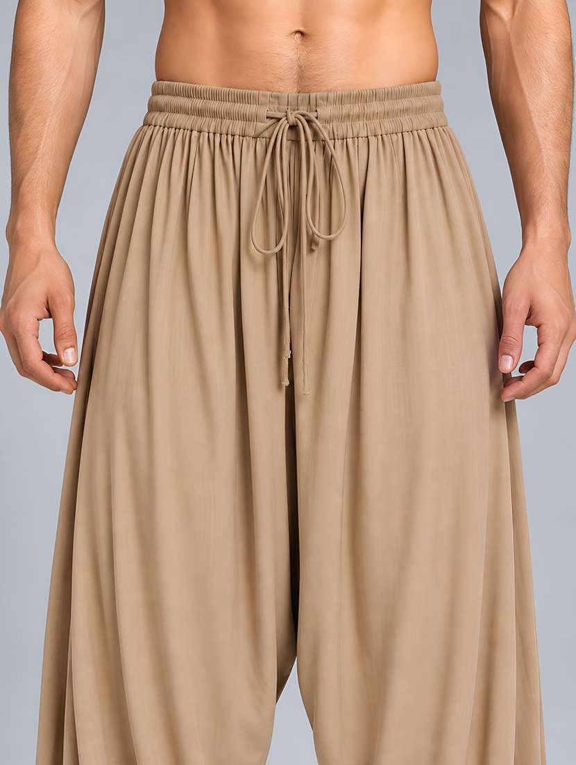 Men Solid Mid Rise Ethnic Bottom Wear Salwar - 22738625 -  Standard Image - 1