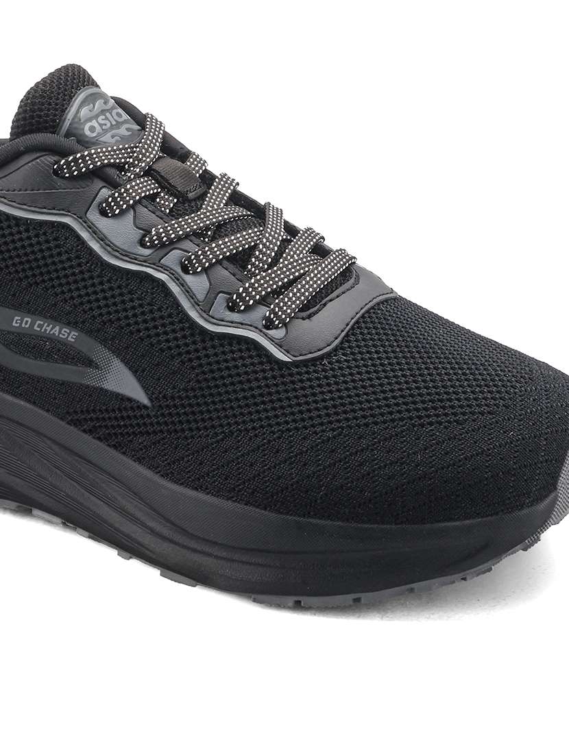Men Solid Lace Up Sport Shoes - 22743872 -  Standard Image - 1