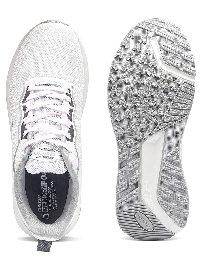 Men Solid Lace Up Sport Shoes - 22743875 -  Standard Image - 4