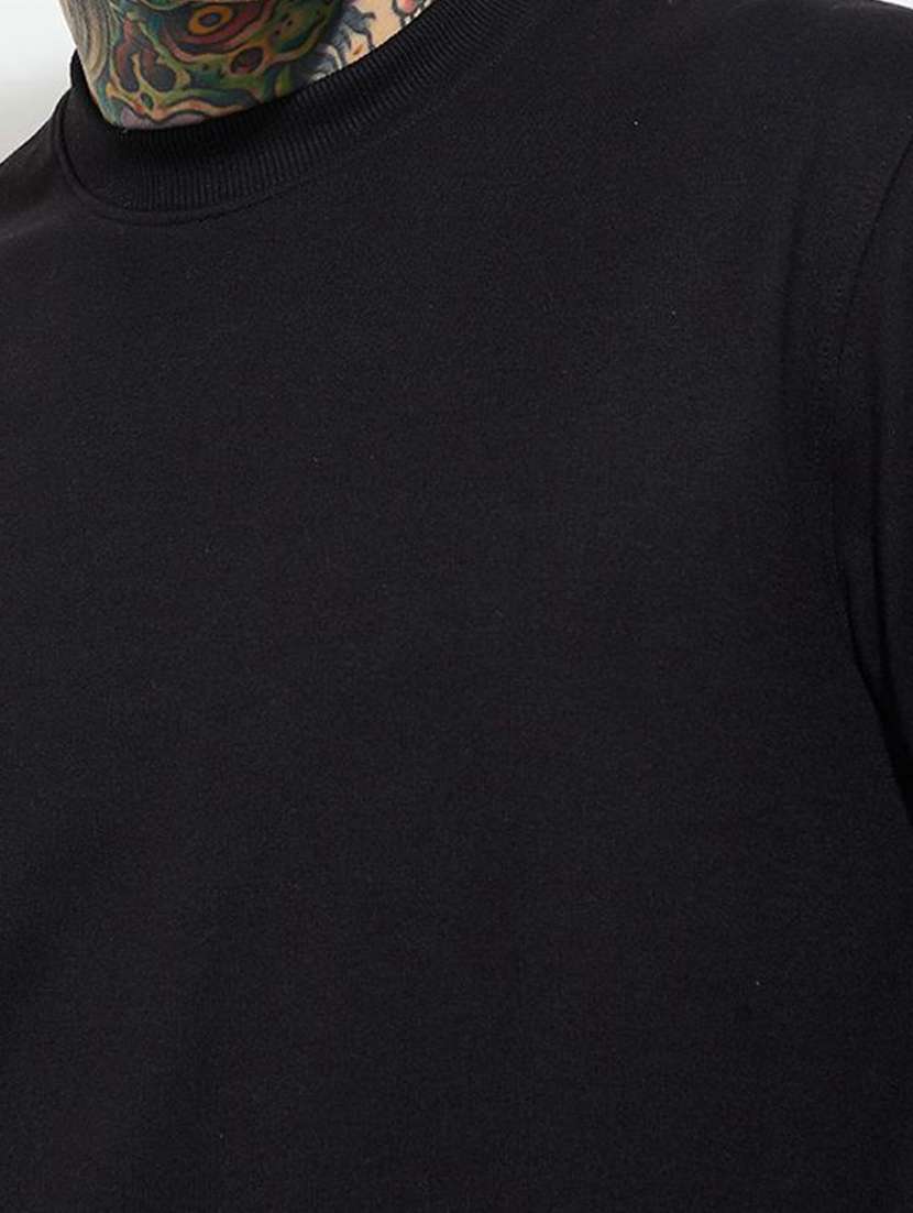 Men Solid Long Sleeve Regular Fit Sweatshirt - 22744146 -  Standard Image - 4