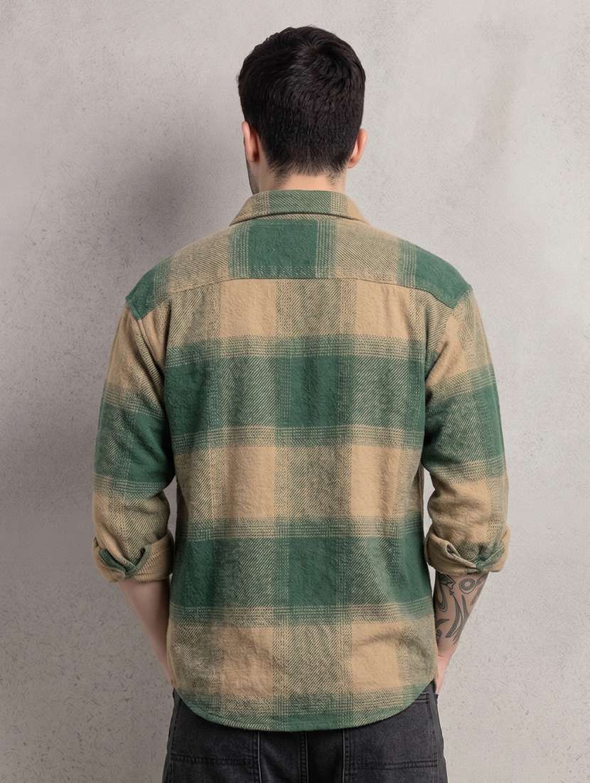 Men Checkered Long Sleeve Regular Fit Casual Shirt - 22744165 -  Standard Image - 4