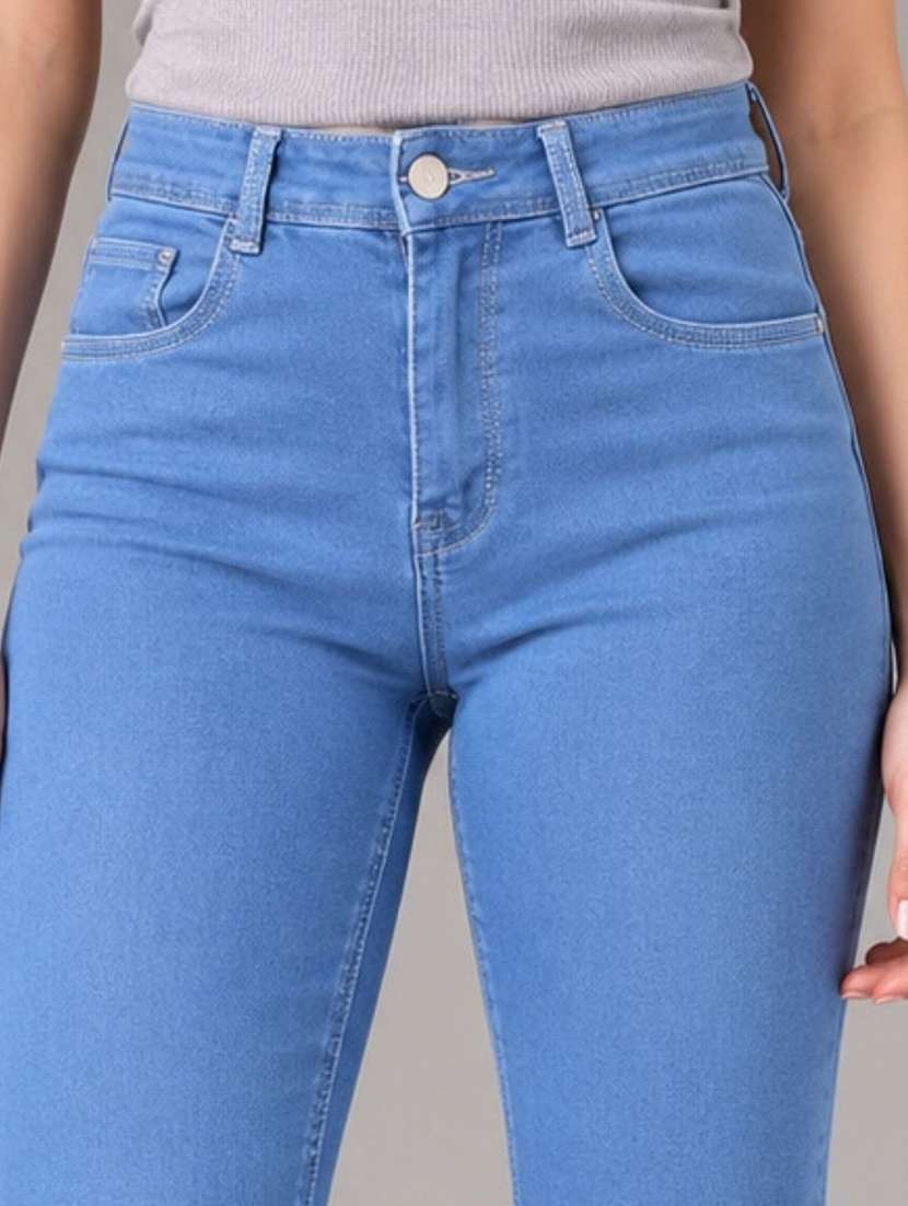 Women Solid High Rise Bootcut Jeans - 22744423 -  Standard Image - 1