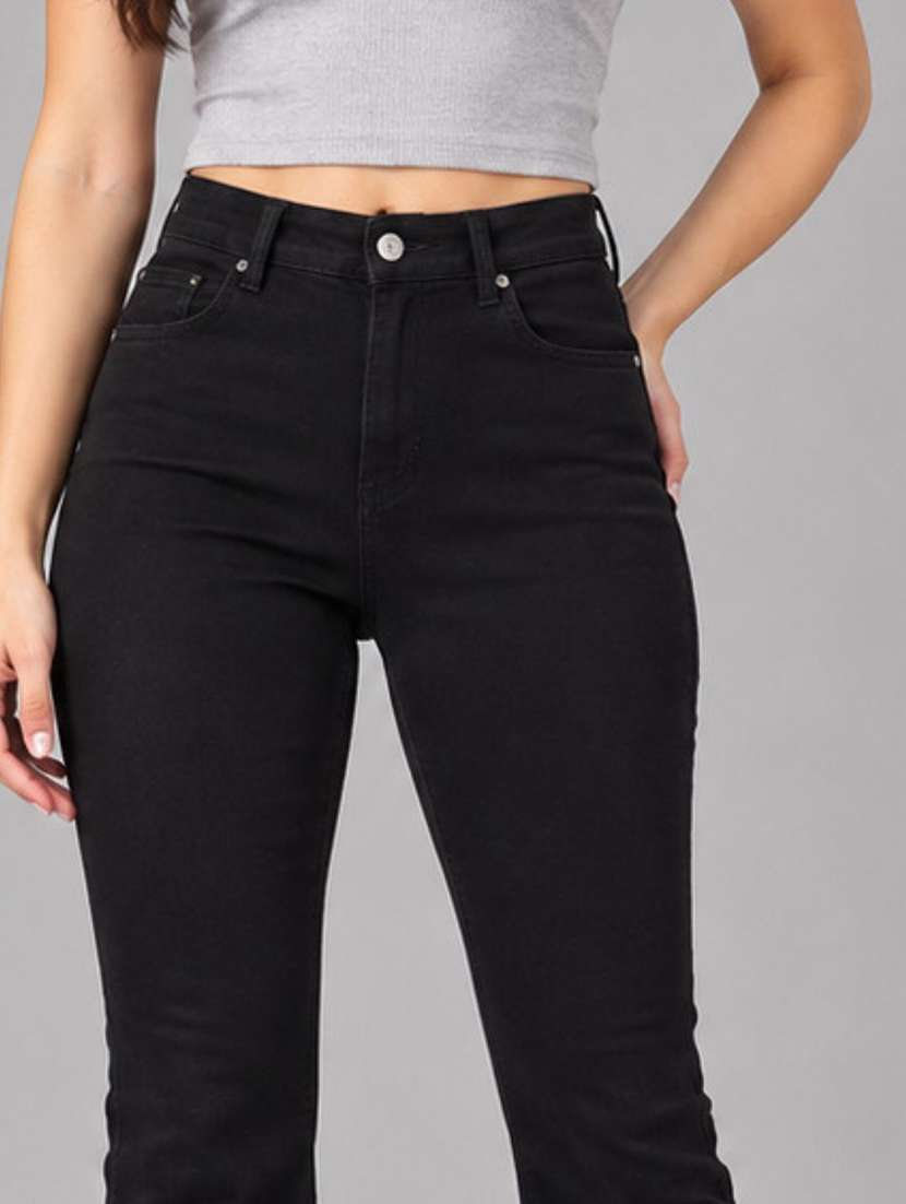Women Solid High Rise Bootcut Jeans - 22744424 -  Standard Image - 1