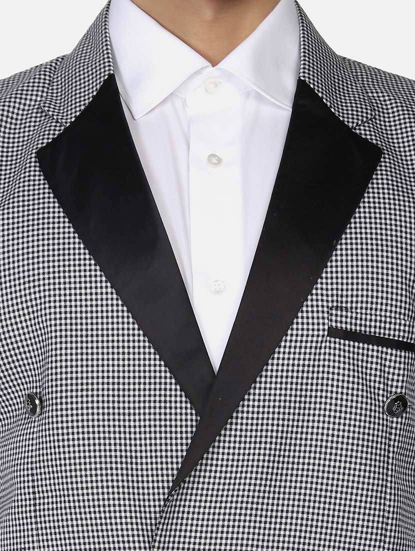 Men Checkered Sleeveless Regular Fit Waist Coat - 22745480 -  Standard Image - 1