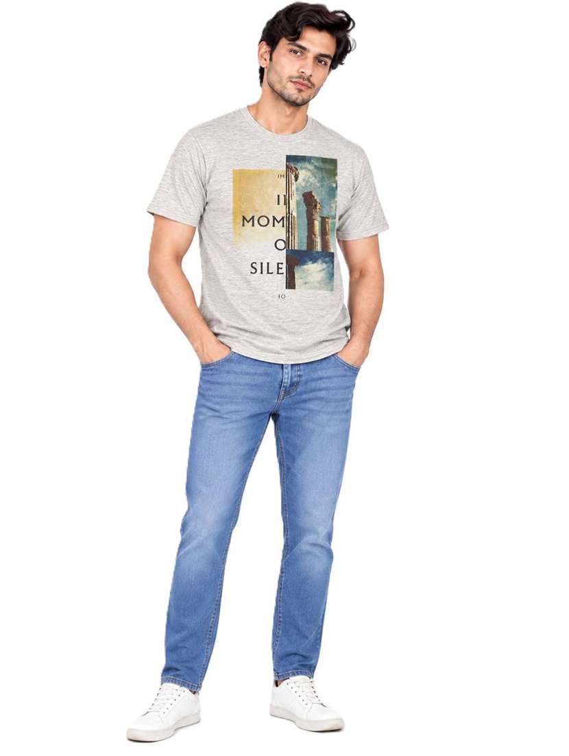 Men Printed Short Sleeve Regular Fit T-shirt - 22746738 -  Standard Image - 4