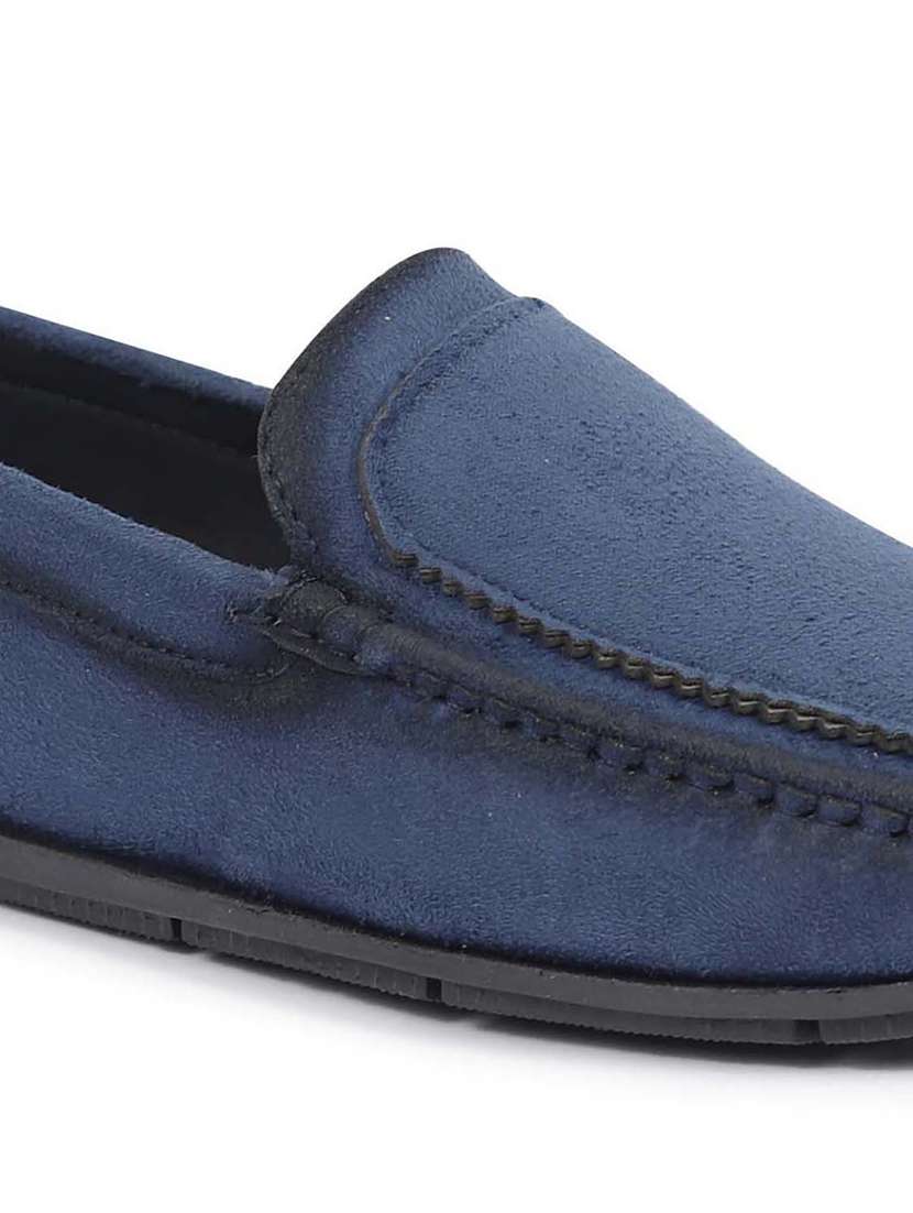 Men Blue Slip On Loafer - 22750357 -  Standard Image - 4