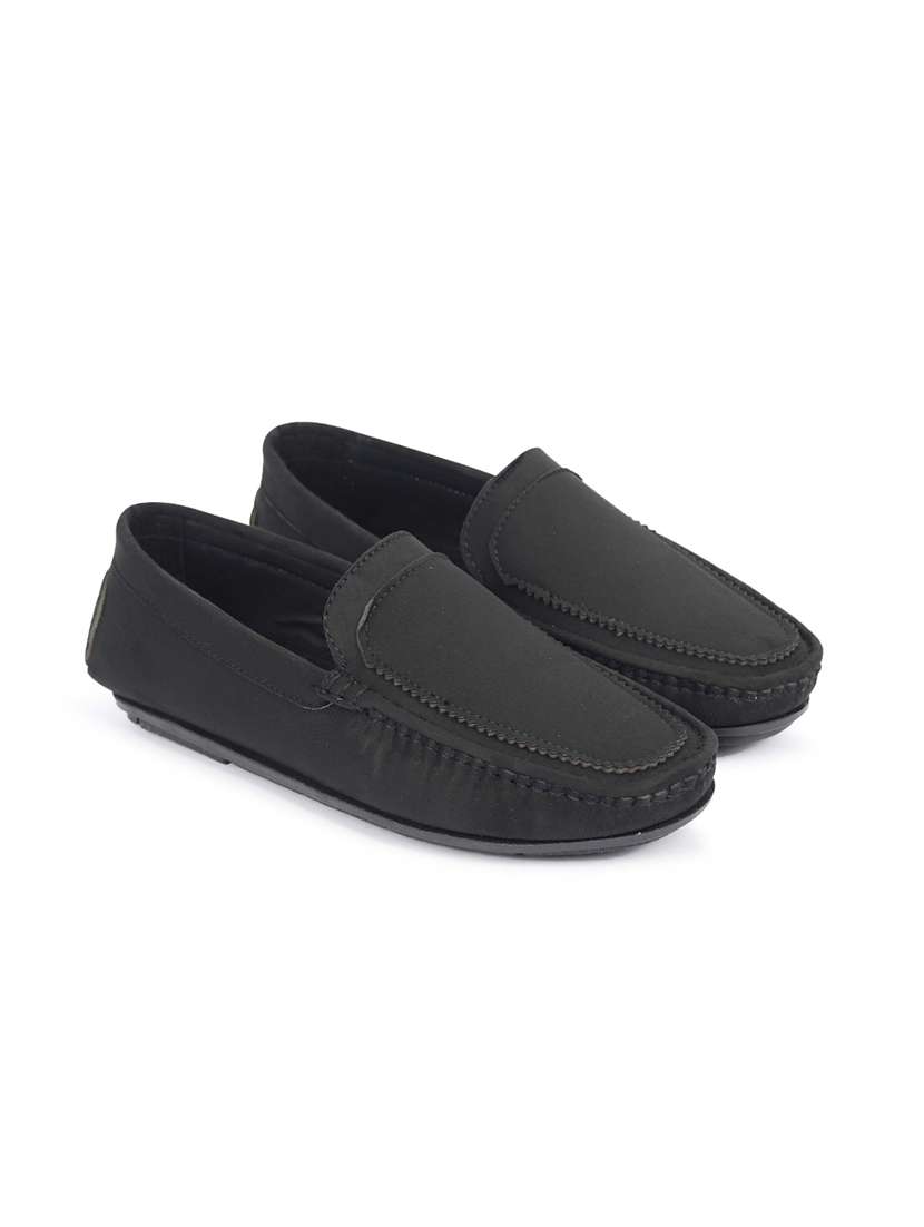 Men Black Slip On Loafer - 22750358 -  Standard Image - 1