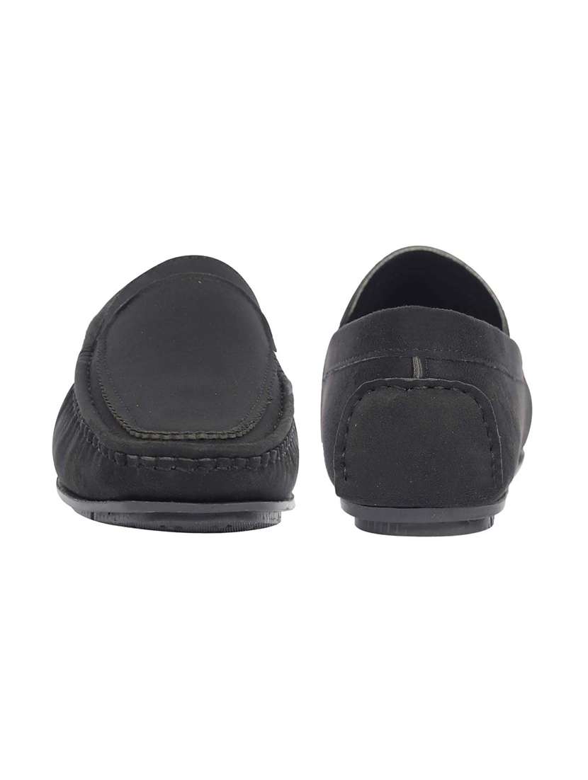 Men Black Slip On Loafer - 22750358 -  Standard Image - 4