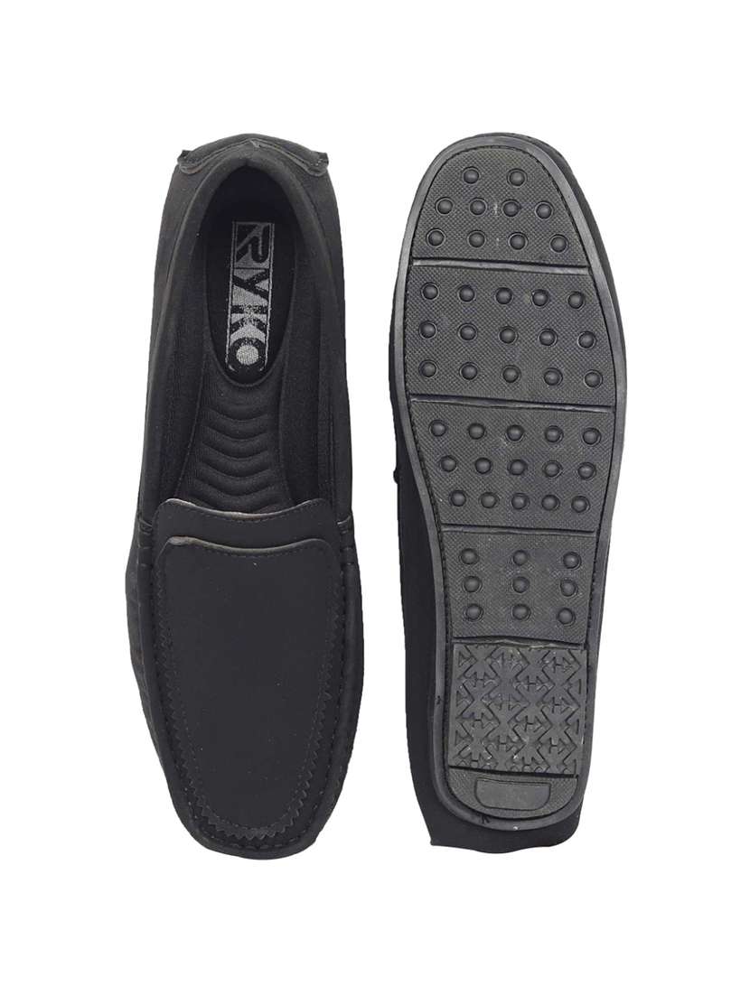 Men Black Slip On Loafer - 22750358 -  Standard Image - 6