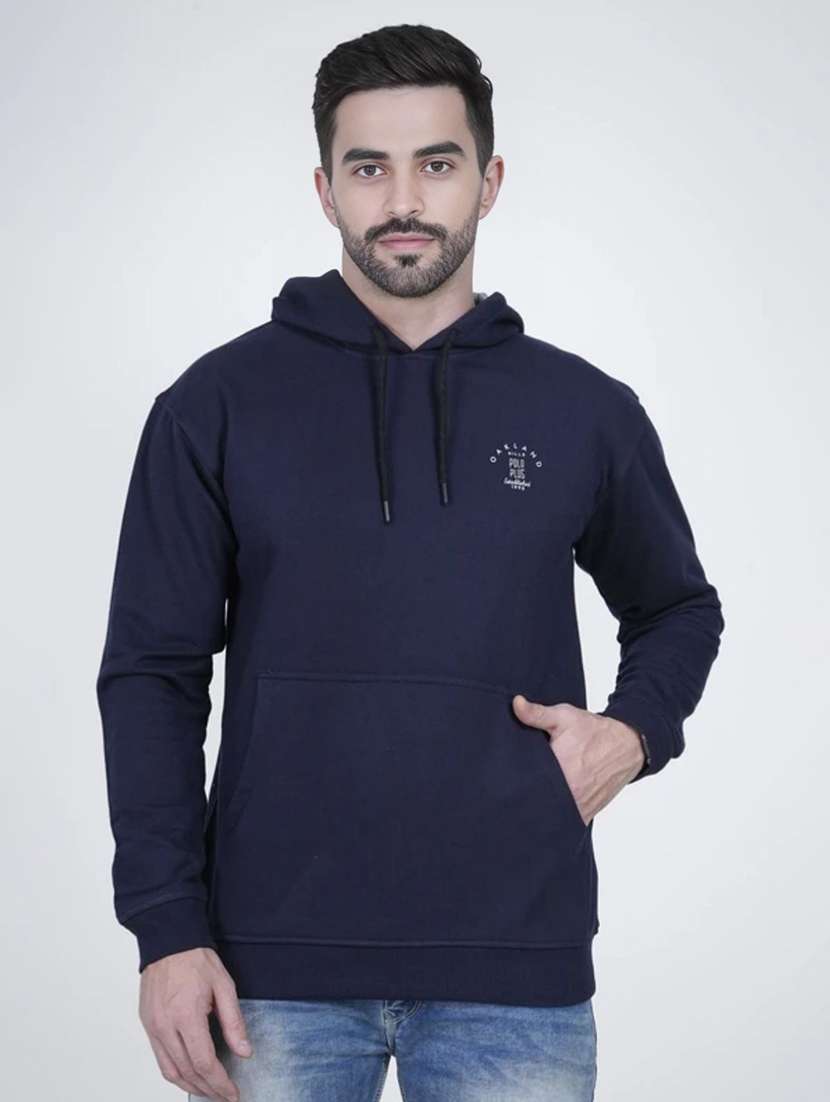 Men Solid Long Sleeve Regular Fit Sweatshirt - 22750428 -  Standard Image - 1