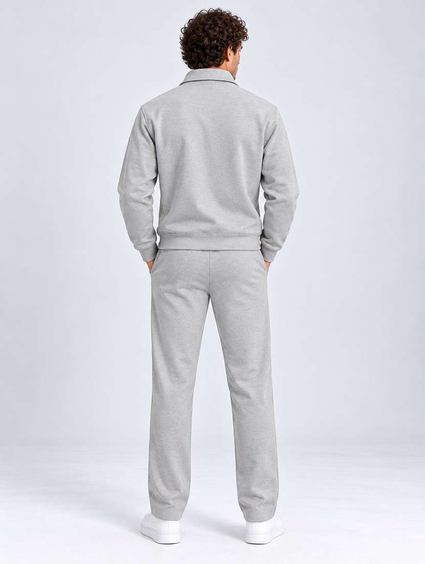 Men Solid Long Sleeve Full Length Track Suit - 22750468 -  Standard Image - 4