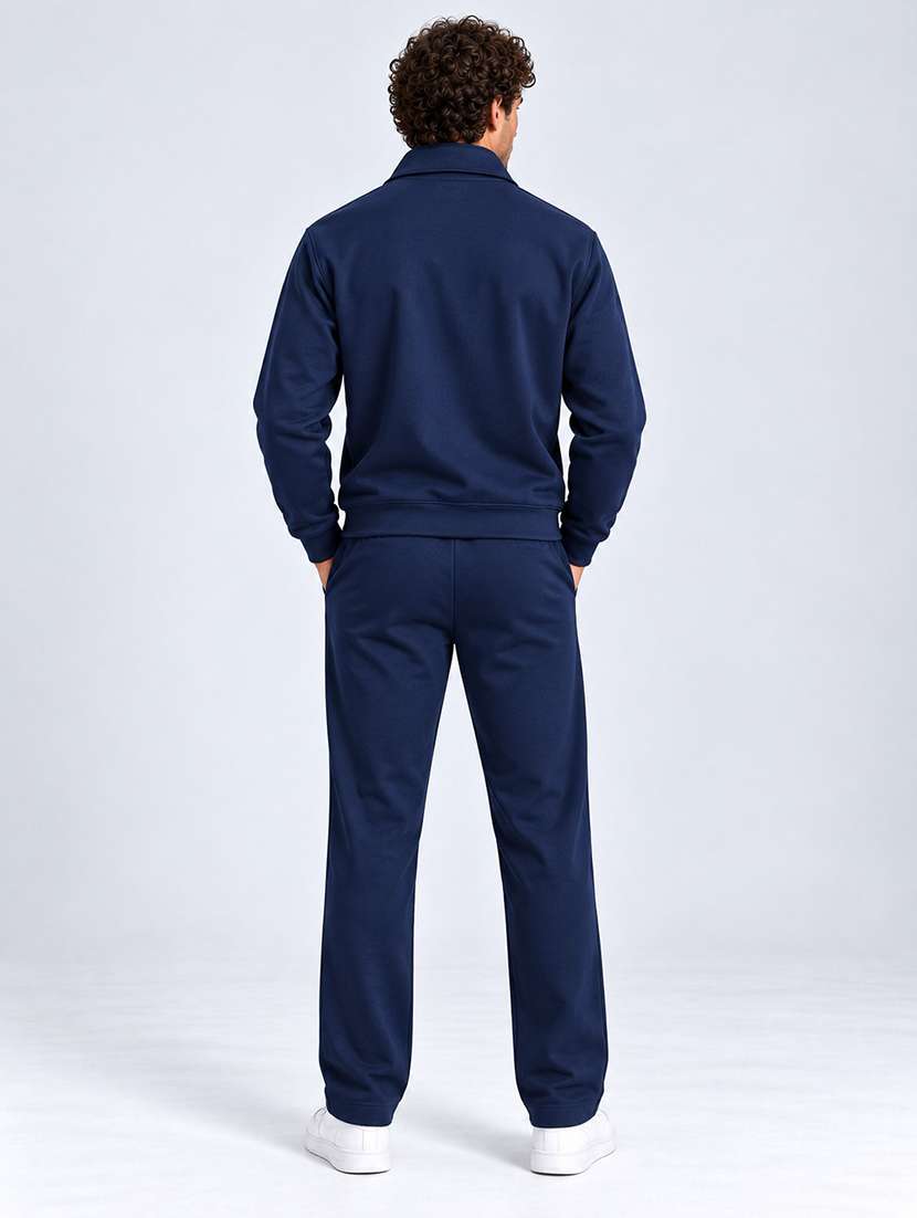 Men Solid Long Sleeve Full Length Track Suit - 22750473 -  Standard Image - 4