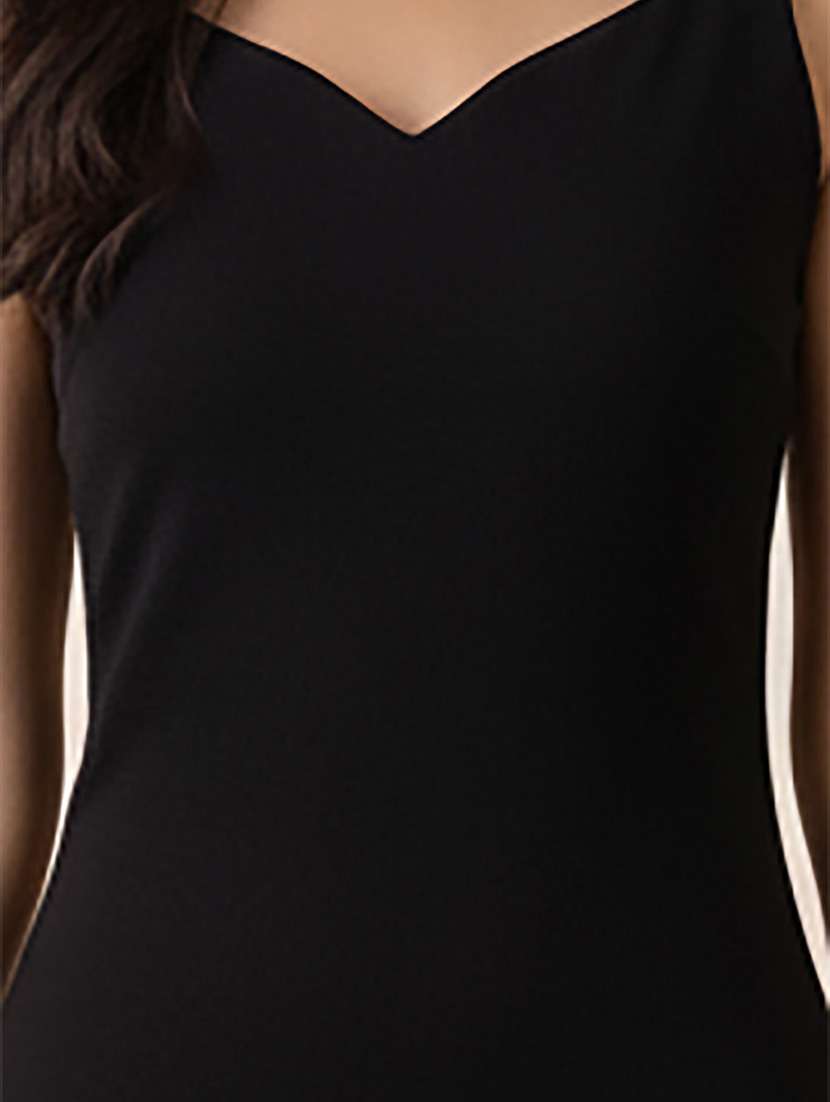 Women Solid Sleeveless Bodycon Dress - 22755847 -  Standard Image - 1
