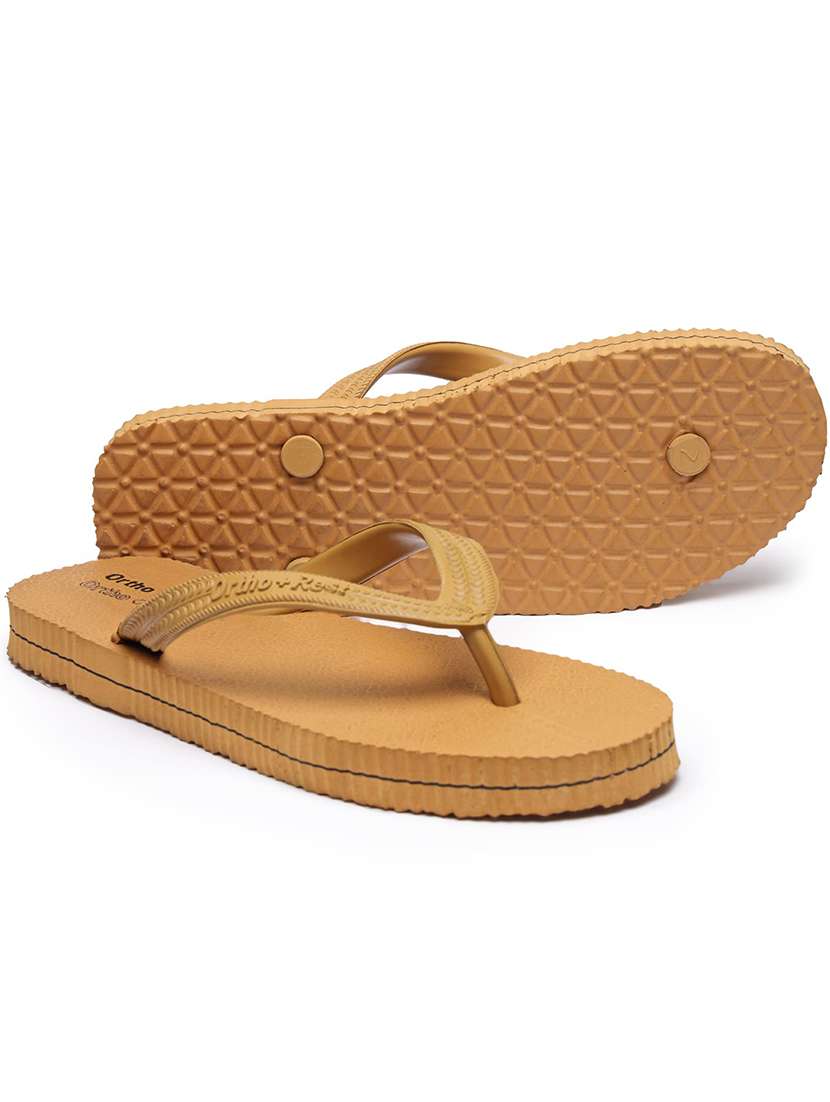 Men Tan Toe Separator Slipper - 22755912 -  Standard Image - 4