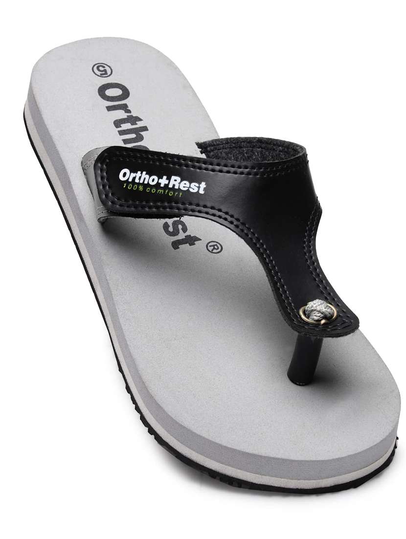 Women Grey Orthosoft Flip Flop - 22755922 -  Standard Image - 1