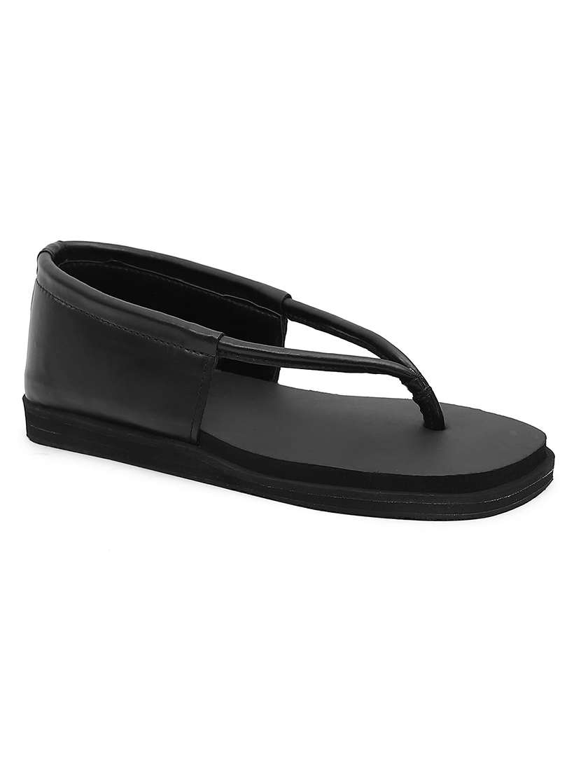 Women Solid Closed Back Flat Sandal - 22755928 -  Standard Image - 4