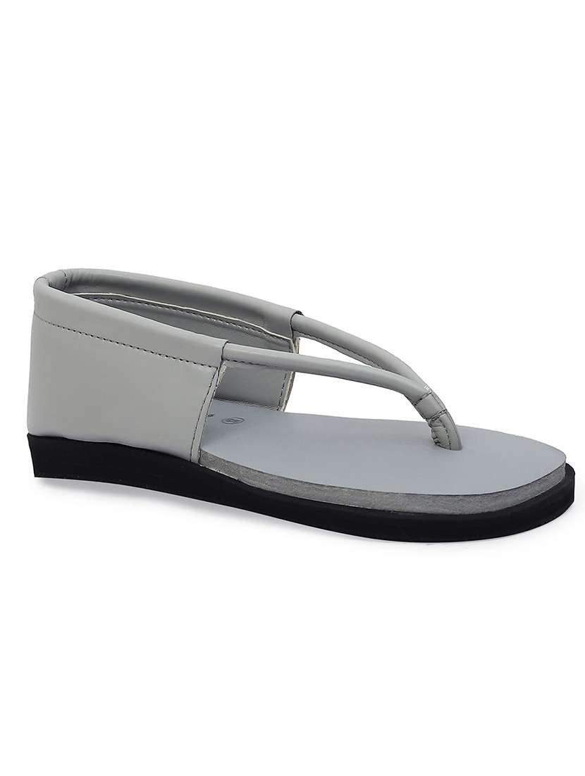 Women Solid Closed Back Flat Sandal - 22755929 -  Standard Image - 4