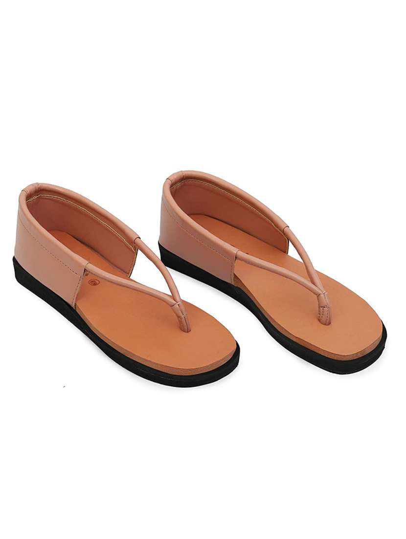 Women Solid Closed Back Flat Sandal - 22755930 -  Standard Image - 1