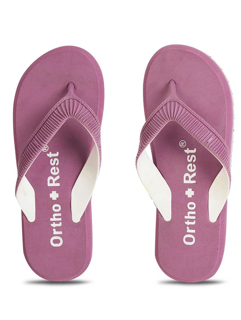 Pink Rubber Orthosoft Flip Flops - 22755936 -  Standard Image - 1