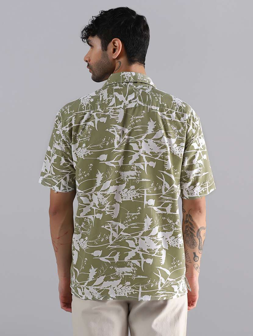 Men Printed Short Sleeve Regular Fit Casual Shirt - 22756044 -  Standard Image - 4
